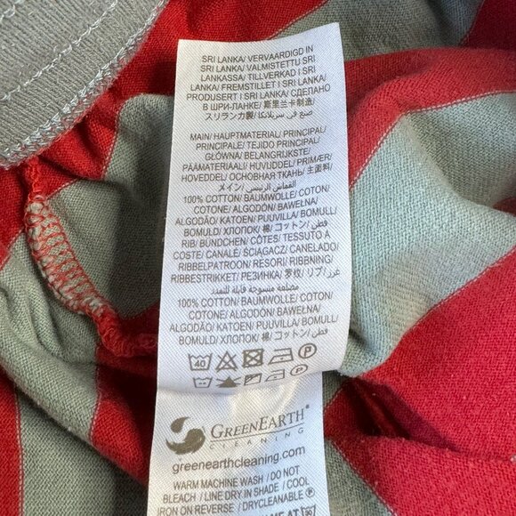 MINI BODEN Striped Baggies Shorts Boys 7 122cm Long Red Stripes Jersey Short Boy - Picture 9 of 9